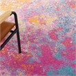 Nourison Passion 6' Runner Multicolor Fabric Modern Area Rug (6' Runner)