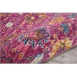 Nourison Passion 8' Runner Pink Fabric Bohemian Area Rug (8' Runner)