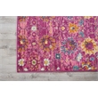 Nourison Passion 8' Runner Pink Fabric Bohemian Area Rug (8' Runner)