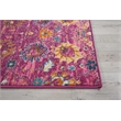 Nourison Passion 8' Runner Pink Fabric Bohemian Area Rug (8' Runner)