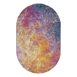 Nourison Passion 5' x 8' Oval Multicolor Fabric Modern Area Rug (8' Oval)