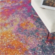 Nourison Passion 5' x Square Multicolor Fabric Modern Area Rug (5' Square)