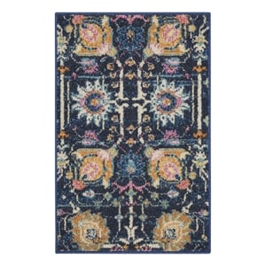 Nourison Passion 2' x 3' Navy Fabric Bohemian Area Rug (2' x 3')