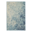 Nourison Passion 2' x 3' Navy Light Blue Fabric Modern Area Rug (2' x 3')