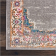 Nourison Passion 10' Runner Gray Fabric Bohemian Area Rug (10' Runner)