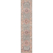 Nourison Passion 10' Runner Gray Fabric Bohemian Area Rug (10' Runner)