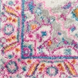 Nourison Passion 8' Runner Gray and Pink Fabric Bohemian Area Rug (8' Runner)