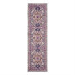 Nourison Passion 8' Runner Gray and Pink Fabric Bohemian Area Rug (8' Runner)