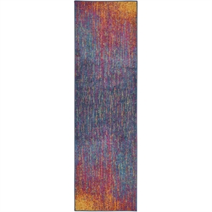 Nourison Passion 2'2&quot x 7'6&quot Multicolor Modern Indoor Rug