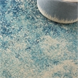 Nourison Passion 4' x 6' Navy Light Blue Fabric Modern Area Rug (4' x 6')