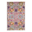 Nourison Passion 2' x 3' Pink and Gray Fabric Bohemian Area Rug (2' x 3')