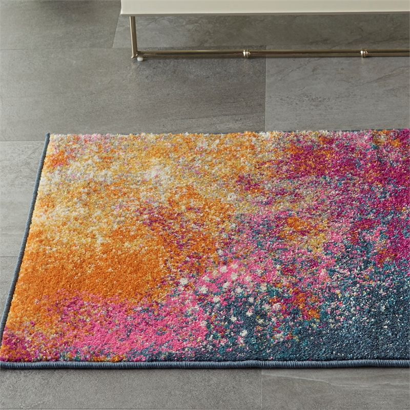 Nourison Passion 2' x 3' Multicolor Fabric Modern Area Rug (2' x 3')