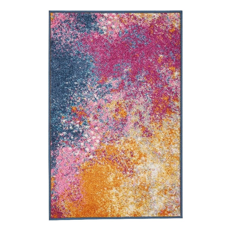 Nourison Passion 2' x 3' Multicolor Fabric Modern Area Rug (2' x 3')