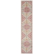 Nourison Passion 10' Runner Ivory Pink Fabric Bohemian Area Rug (10' Runner)