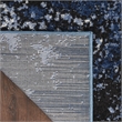 Nourison Passion 10' Runner Light Blue Black Fabric Modern Area Rug (10' Runner)