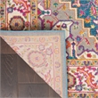 Nourison Passion 4' x 6' Teal Multicolor Fabric Bohemian Area Rug (4' x 6')