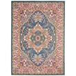 Nourison Passion 4' x 6' Teal Multicolor Fabric Bohemian Area Rug (4' x 6')