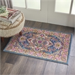 Nourison Passion 2' x 3' Teal Multicolor Fabric Bohemian Area Rug (2' x 3')
