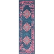 Nourison Passion 6' Runner Blue Fabric Bohemian Area Rug (6' Runner)