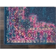 Nourison Passion 6' Runner Blue Fabric Bohemian Area Rug (6' Runner)