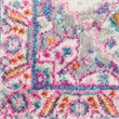 Nourison Passion 10' Runner Gray and Pink Fabric Bohemian Area Rug (10' Runner)