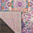 Nourison Passion 10' Runner Gray and Pink Fabric Bohemian Area Rug (10' Runner)
