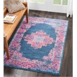Nourison Passion 4' x 6' Blue Fabric Bohemian Area Rug (4' x 6')