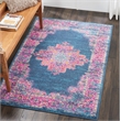 Nourison Passion 4' x 6' Blue Fabric Bohemian Area Rug (4' x 6')