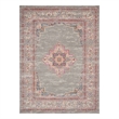 Nourison Passion 6' Runner Gray Fabric Bohemian Area Rug (6' Runner)