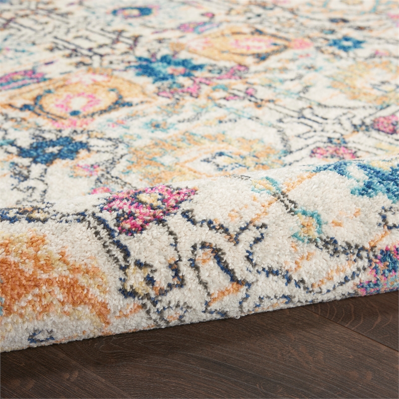 Nourison Passion 6' Runner Ivory Fabric Bohemian Area Rug (6' Runner)