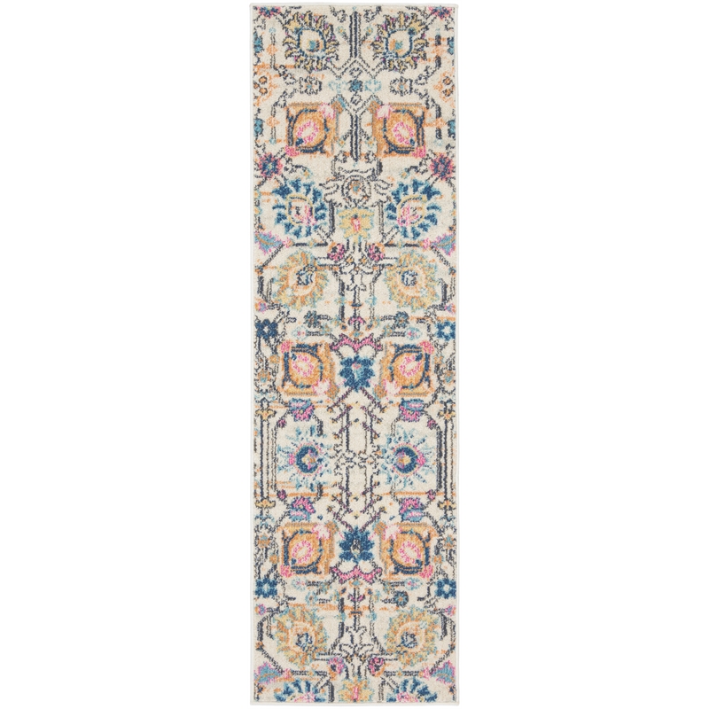 Nourison Passion 6' Runner Ivory Fabric Bohemian Area Rug (6' Runner)
