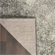 Nourison Passion 4' x 6' Charcoal Ivory Fabric Modern Area Rug (4' x 6')