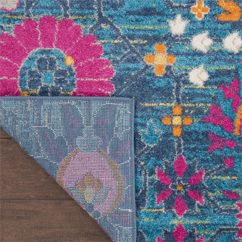 Nourison Passion 4' x 6' Denim Fabric Bohemian Area Rug (4' x 6')