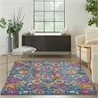 Nourison Passion 4' x 6' Denim Fabric Bohemian Area Rug (4' x 6')