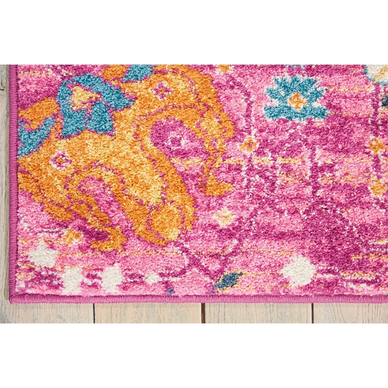 Nourison Passion 4' x 6' Pink Fabric Bohemian Area Rug (4' x 6')