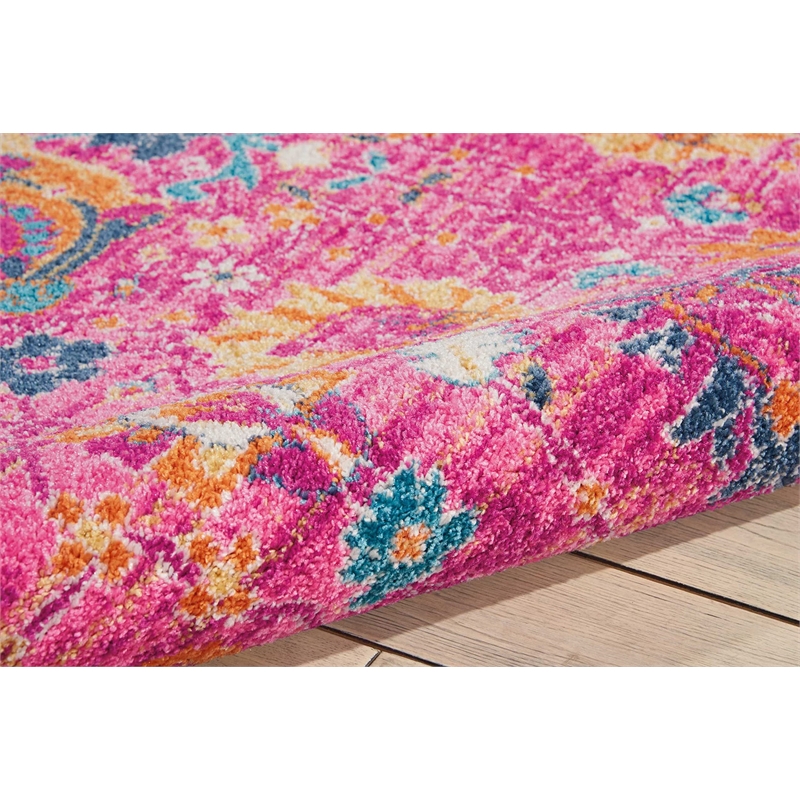 Nourison Passion 4' x 6' Pink Fabric Bohemian Area Rug (4' x 6')