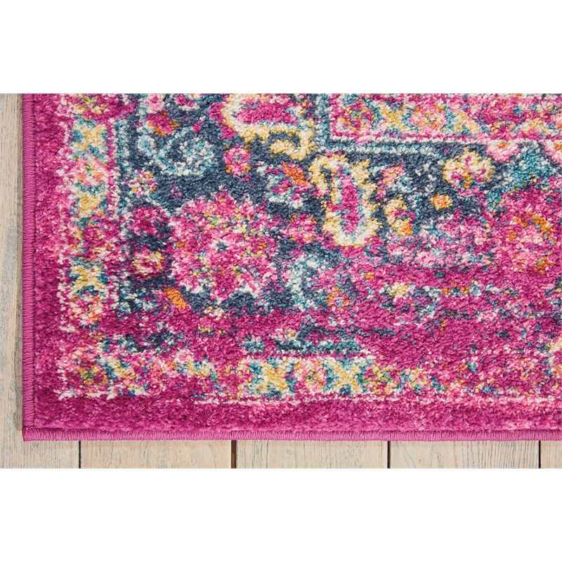 Nourison Passion 4' x 6' Pink Fabric Bohemian Area Rug (4' x 6')