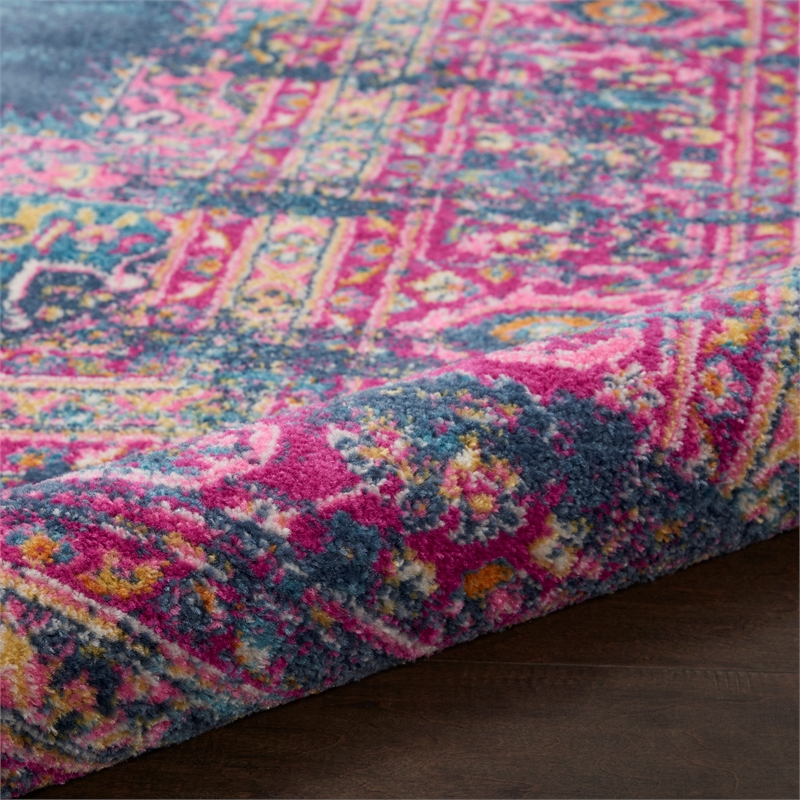 Nourison Passion 12' x 18' Blue Fabric Bohemian Area Rug (12' x 18')