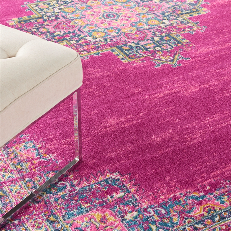 Nourison Passion 12' x 18' Pink Fabric Bohemian Area Rug (12' x 18')