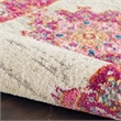 Nourison Passion 12' x 18' Pink and White Fabric Bohemian Area Rug (12' x 18')