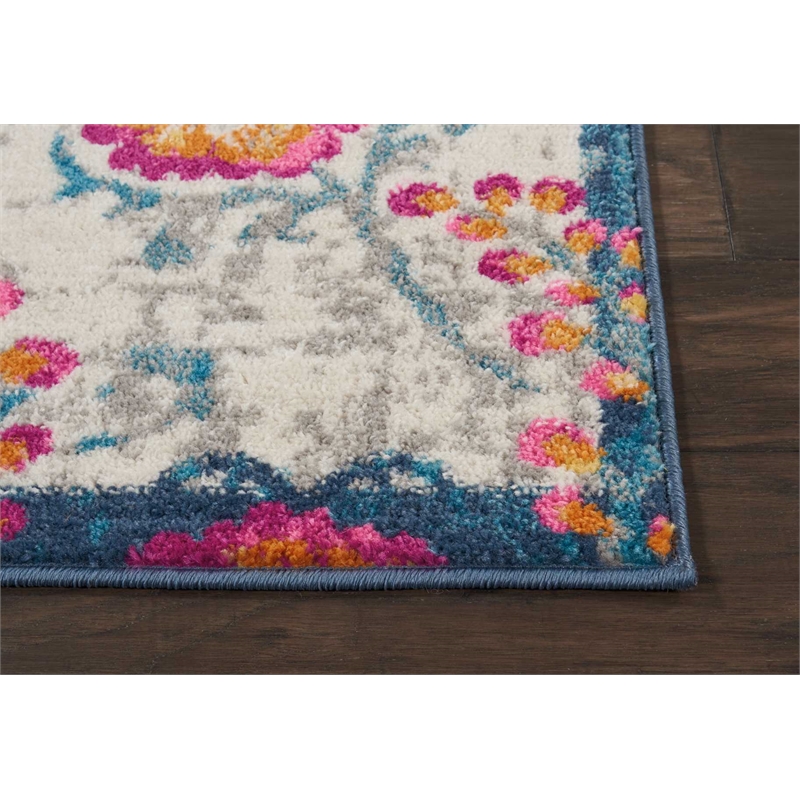 nourison passion 2'2&quot x 7'6&quot ivory bohemian indoor rug