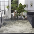 Nourison Passion 5' x 7' Charcoal Ivory Fabric Modern Area Rug (5' x 7')
