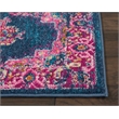 Nourison Passion 10' Runner Blue Fabric Bohemian Area Rug (10' Runner)