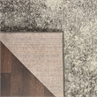Nourison Passion 10' Runner Gray Fabric Modern Area Rug (10' Runner)