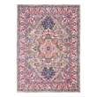 Nourison Passion 4' x 6' Gray and Pink Fabric Bohemian Area Rug (4' x 6')