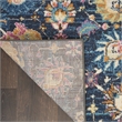Nourison Passion 4' x 6' Navy and Blue Fabric Bohemian Area Rug (4' x 6')