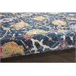 Nourison Passion 4' x 6' Navy and Blue Fabric Bohemian Area Rug (4' x 6')