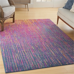 Nourison Passion 5'3&quot x 7'3&quot Multicolor Modern Indoor Rug