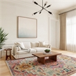 Nourison Passion 8' x 10' Ivory Pink Fabric Bohemian Area Rug (8' x 10')