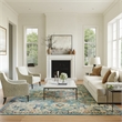 Nourison Passion 9' x 12' Ivory Light Blue Fabric Bohemian Area Rug (9' x 12')